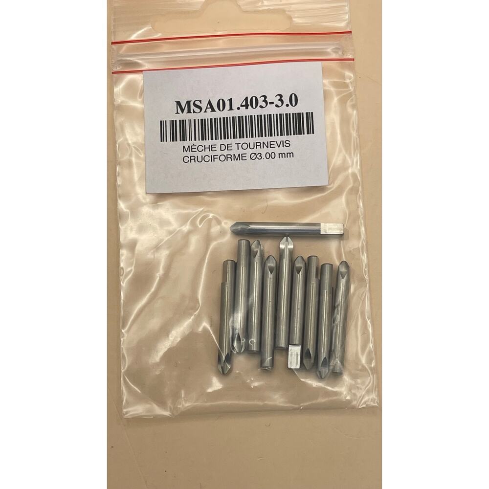 Horotec MSA01.403-3.0 Phillips Blades 3.00mm Lot New